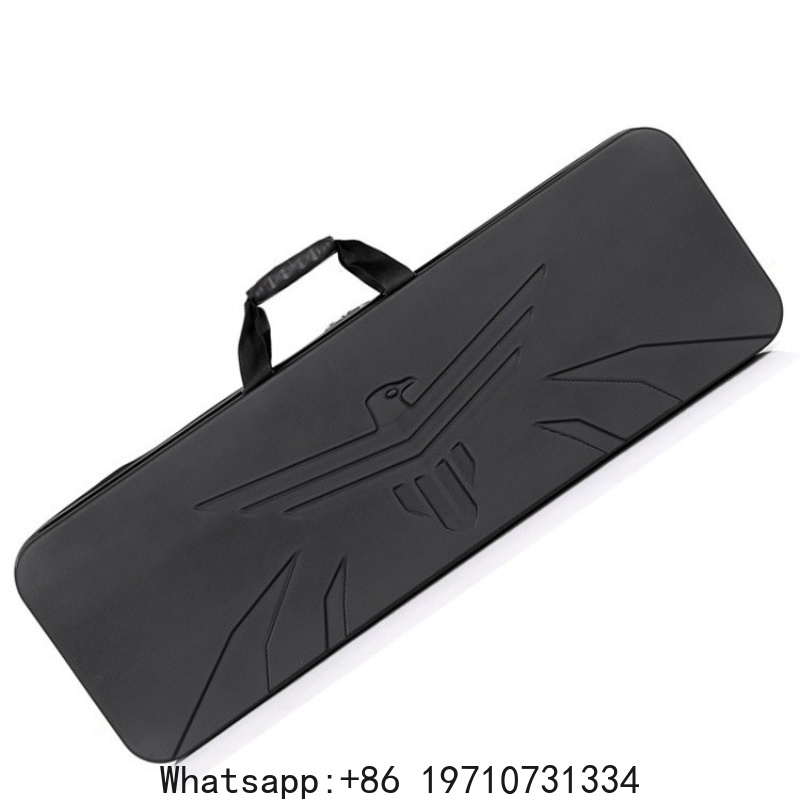 Fishing Rod Case - 内蔵コットンフィッシングロッド ABS ハードシェルボックス釣り竿保護ボックス大型プロフェッショナルポータブルツール収納ケース