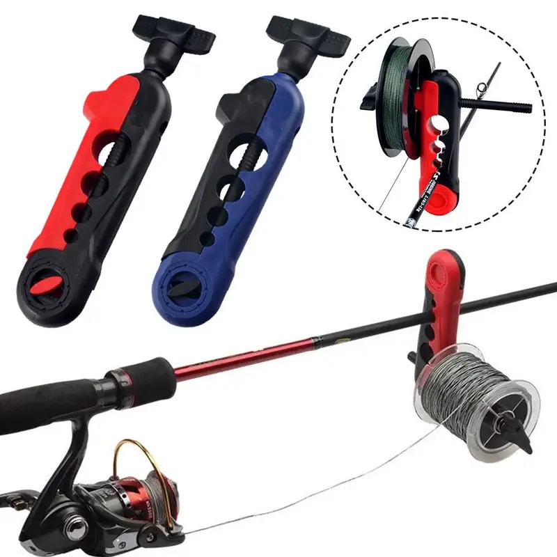 Fishing Rod Combo - 携帯用釣り糸巻き取り器、スプール、ロッドホルダー、糸巻き機、スピニングリール、ベイトキャスティングリール、釣り用具