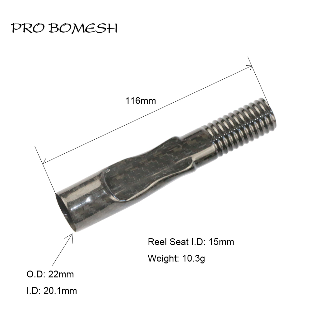 Pro Bomesh 1個 10.3g 3Kカーボンファイバ - Fishing Rod Surf のレビューと価格